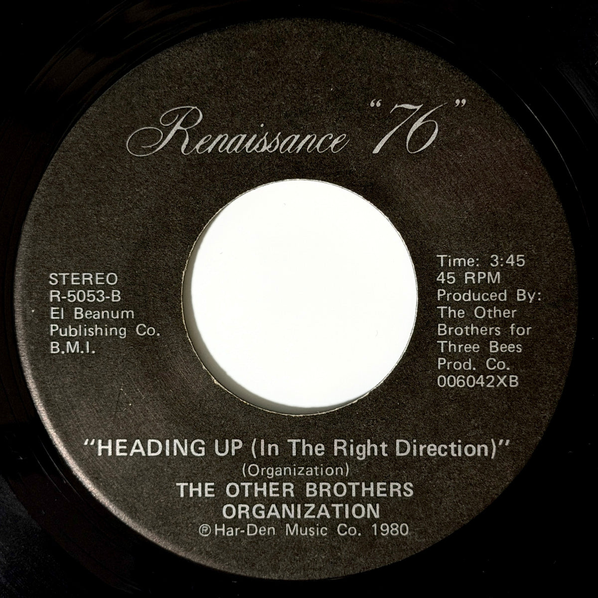 Other Brothers Organization - Ooh Your Kisses / Heading Up [1980 US Original Press - Renaissance 76 R-5053] (7inch)_2
