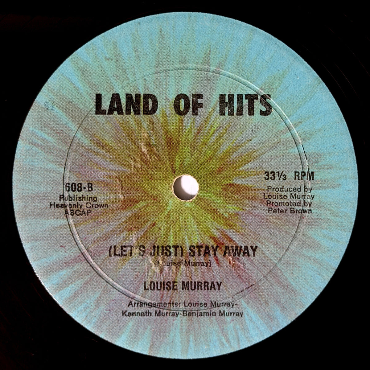 Louise Murray - Did You Notice / (Let's Just) Stay Away [- US Original Press - Land Of Hits 608] (12inch)_1
