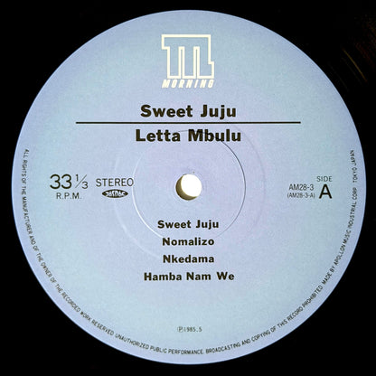 Letta Mbulu - Sweet Juju [1985 Japan Press - Morning AM28-3] (LP)_3