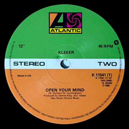 Kleeer - Winners / Open Your Mind [1980 UK Original Press - Atlantic K 11541 (T)] (12inch)_2