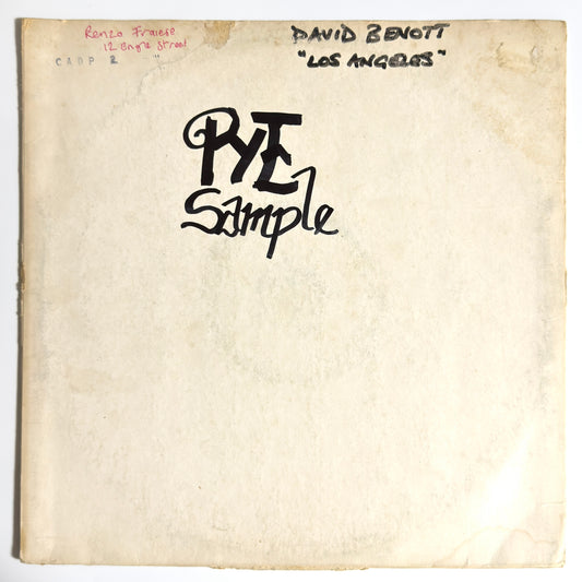 Renzo Fraiese, David Benoit - 12 Engle Street / Los Angeles [1979 UK Promo Copy - Calibre CABP 2] (12inch)_3