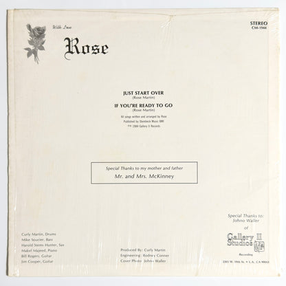 Rose - If You're Ready To Go / Just Start Over [1984 US Original Press - Gallery II CM-1944] (12inch)_2