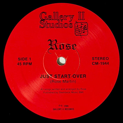 Rose - If You're Ready To Go / Just Start Over [1984 US Original Press - Gallery II CM-1944] (12inch)_3
