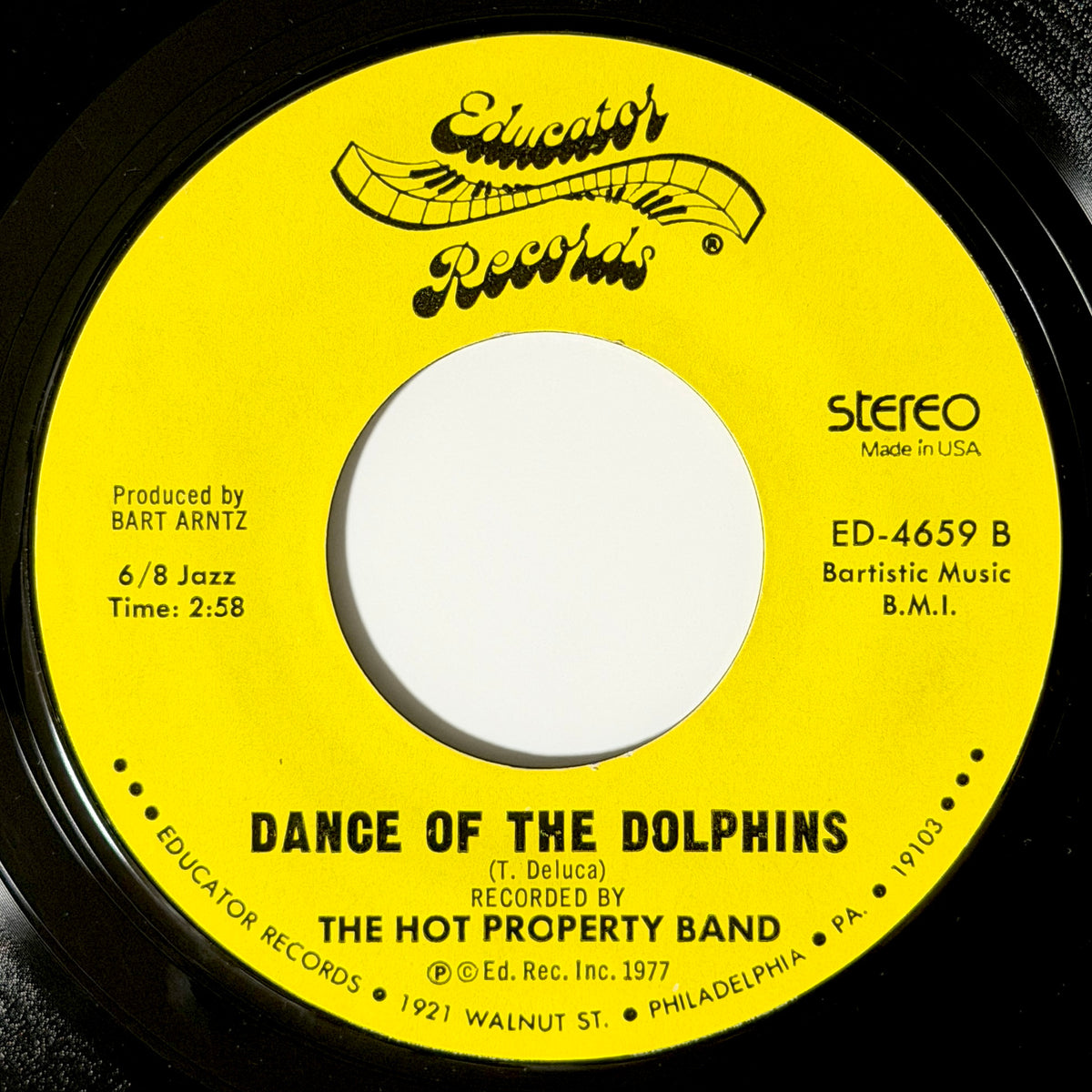 Hot Property Band - All That Jazz / Dance Of The Dolphins [1978 US Original Press - Educator ED-4659] (7inch)_2