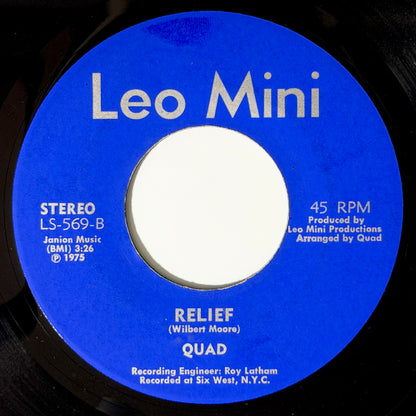Quad - Funky Love Song / Relief [1975 US Original Press - Leo Mini LS-569] (7inch)_2