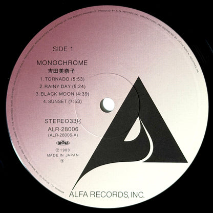 Minako Yoshida - Monochrome [1980 Japan Original Press - Alfa ALR-28006] (LP)_3