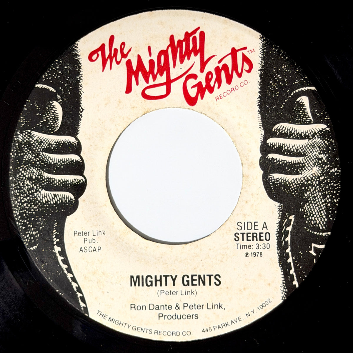 Ron Dante & Peter Link / Tim McQueen - Mighty Gents / Please Don't Take Your Lovin' From Me [1978 US Original Press - Mighty Gents MG] (7inch)_1