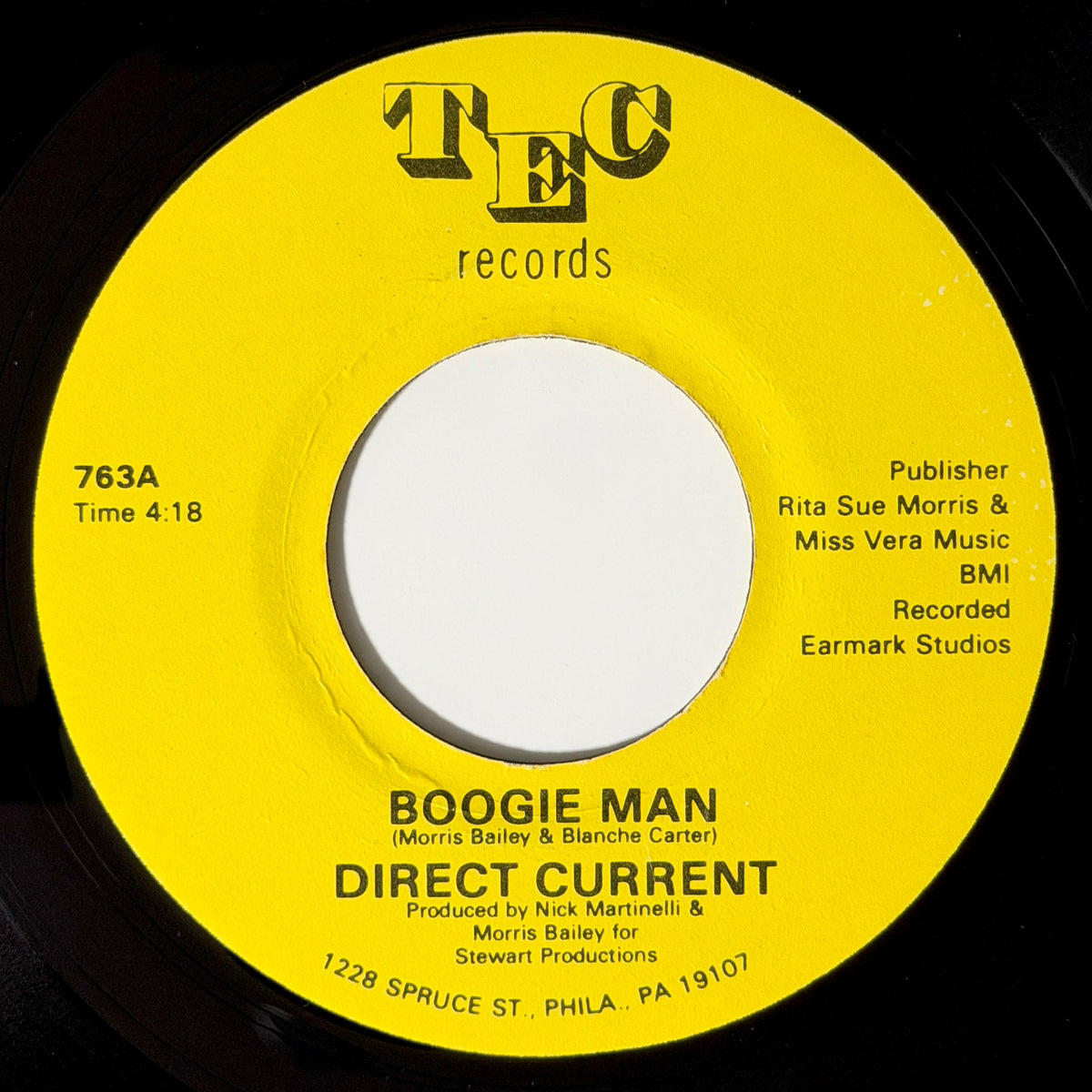 Direct Current - Boogie Man / Nothing Can Stop Us [1979 US Original Press - TEC 763] (7inch)_1