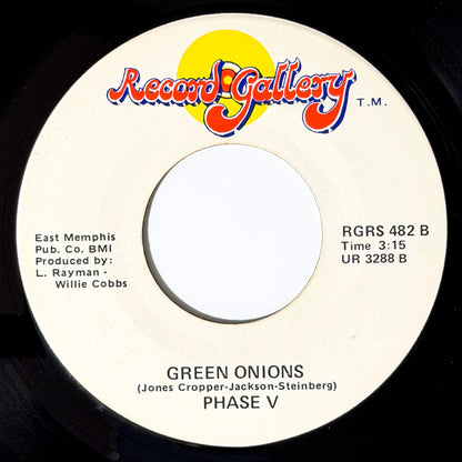Phase V - Party Down / Green Onions [1982 US Original Press - Record Gallery RGRS 482] (7inch)_2