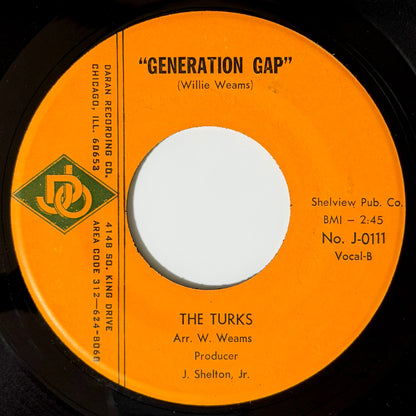 Turks - You Turn Me On / Generation Gap [- US Original Press - DJO J-0111] (7inch)_2